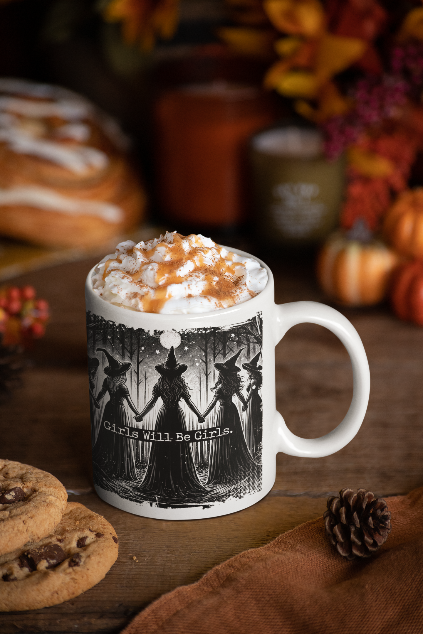 Girls will be girls, Witches Themed Mug