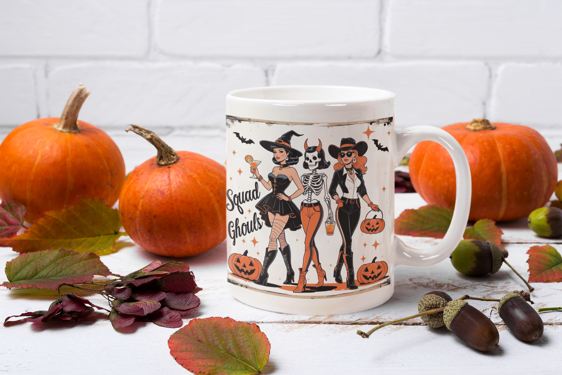 Squad Ghouls, Halloween Themed Mug